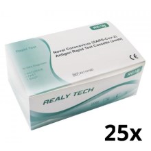 RealyTech – COVID-19 antigen snabbtest – från näsan 25st