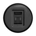 Reblig - Retro datauttag utan ram, antracit