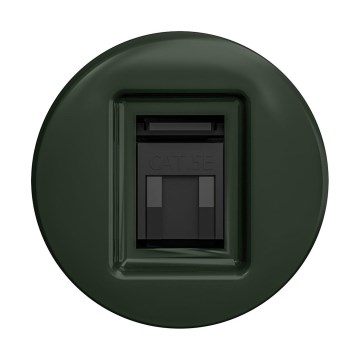 Reblig - Retro datauttag utan ram, grönt