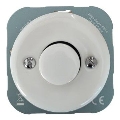 Reblig - Retro porslinsdimmer, ramlös, 250V/10A, vit