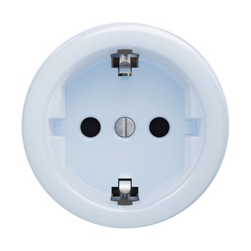 Reblig - Retro ramlöst vägguttag för hemmet SCHUKO 230V/16A blå