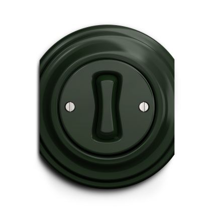 Reblig - Retroknapp utan ram, grön