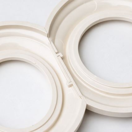 Reblig - Retroram, mittmonterad, beige