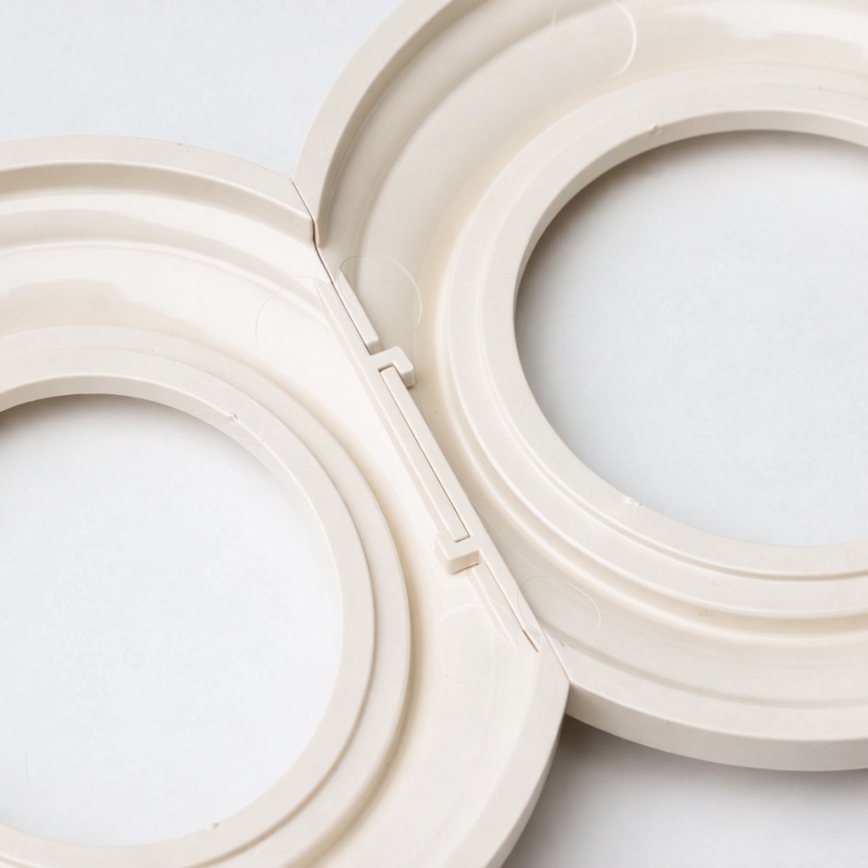 Reblig - Retroram, mittmonterad, beige