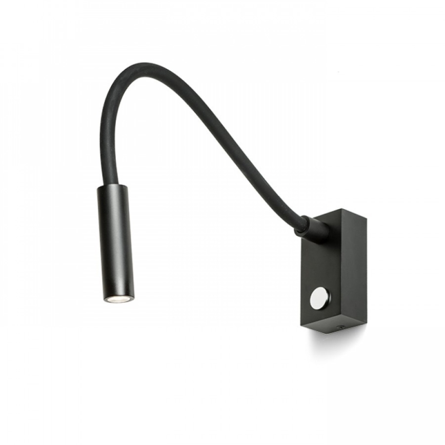 RED - Design Rendl - R10541 - LED Flexibel läslampa AIM LED/3W/230V svart