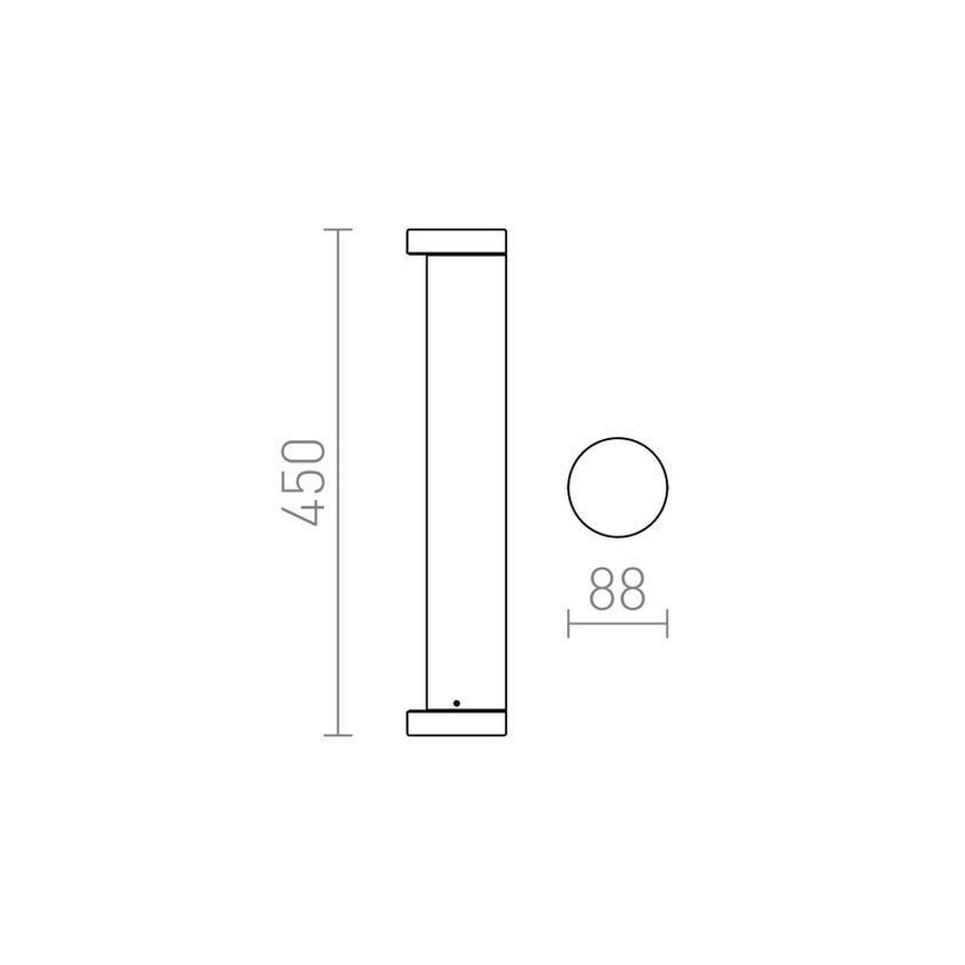 RED - Design Rendl - R11171 - Utomhus LED lampa  SONET LED/7W/230V IP54 antracit 
