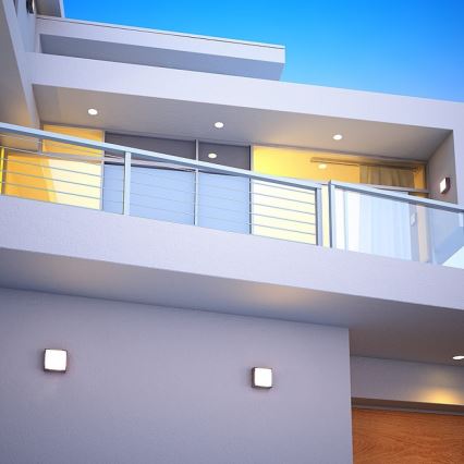 RED - Design Rendl - R11967 - Utomhus LED taklampa  BONO LED/4W/230V IP54