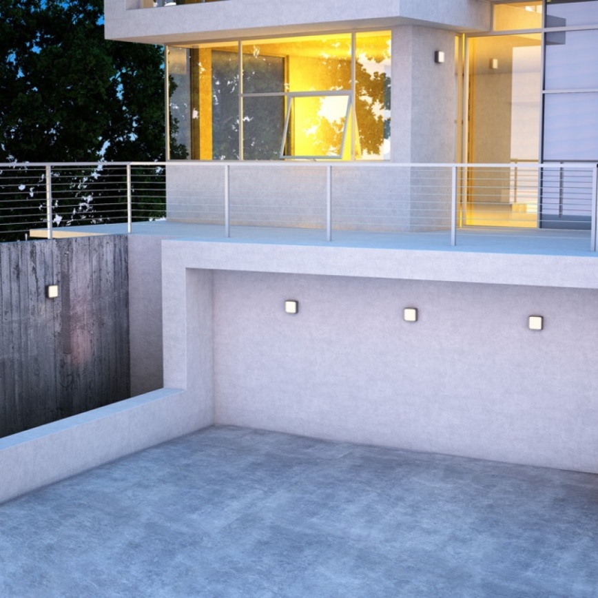 RED - Design Rendl - R11967 - Utomhus LED taklampa  BONO LED/4W/230V IP54