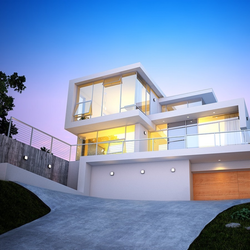 RED - Design Rendl - R11967 - Utomhus LED taklampa  BONO LED/4W/230V IP54