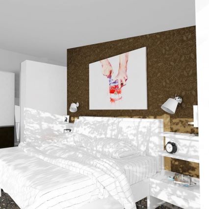 RED - Design Rendl - R11976 - Vägglampa  JERSEY 1xE27/42W/230V