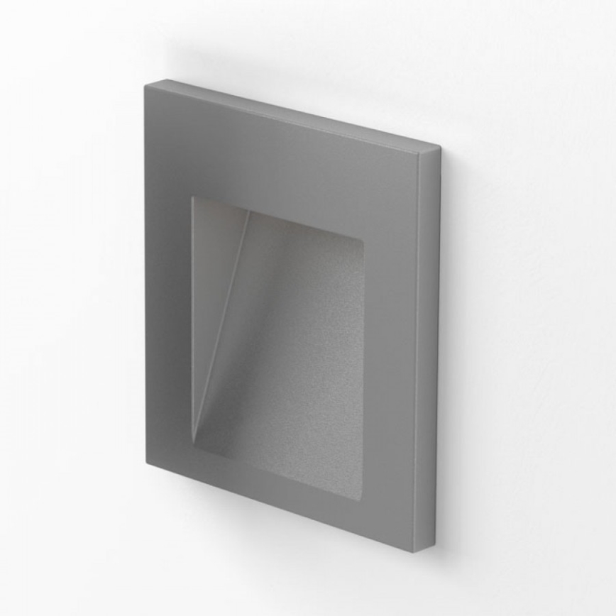 RED - Design Rendl - R12014 - LED Utomhus  vestavné lampa  TESS LED/3W/230V IP54