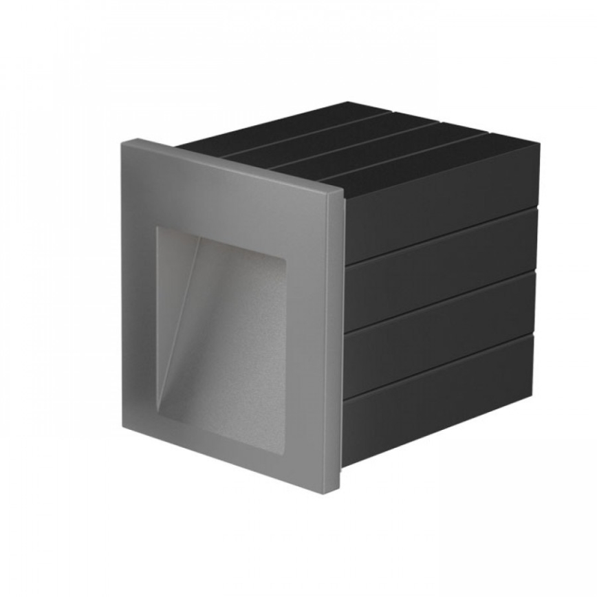 RED - Design Rendl - R12014 - LED Utomhus  vestavné lampa  TESS LED/3W/230V IP54