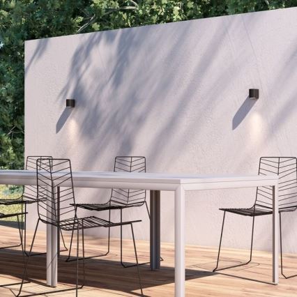 RED - Design Rendl - R12027 - Utomhus LED vägglampa  ZACK LED/3W/230V IP54