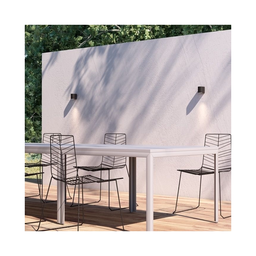 RED - Design Rendl - R12027 - Utomhus LED vägglampa  ZACK LED/3W/230V IP54