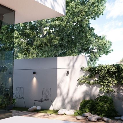 RED - Design Rendl - R12027 - Utomhus LED vägglampa  ZACK LED/3W/230V IP54