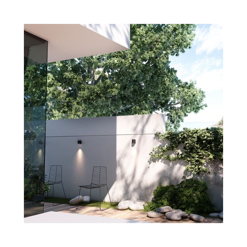 RED - Design Rendl - R12027 - Utomhus LED vägglampa  ZACK LED/3W/230V IP54