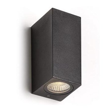 RED - Design Rendl - R12028 - Utomhus LED vägglampa  KUBI 2xLED/3W/230V IP54