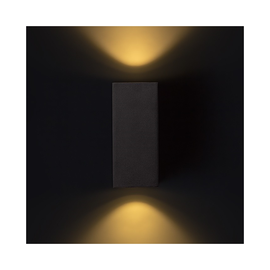 RED - Design Rendl - R12028 - Utomhus LED vägglampa  KUBI 2xLED/3W/230V IP54