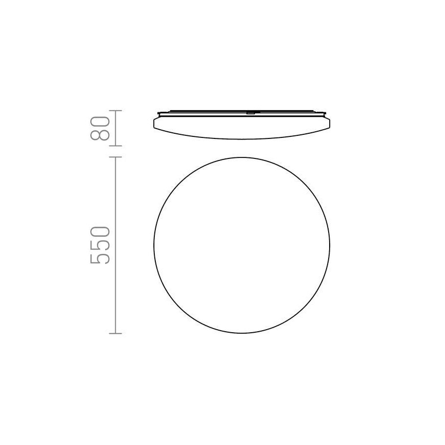 RED - Design Rendl - R12434 - LED taklampa SEMPRE LED/56W/230V rund