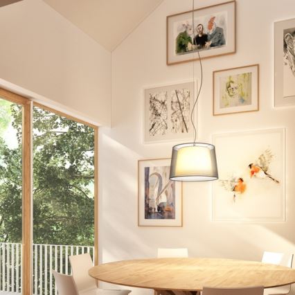 RED - Design Rendl - R12483 - Ljusskrona med upphängningsrem  ESPLANADE 1xE27/42W/230V