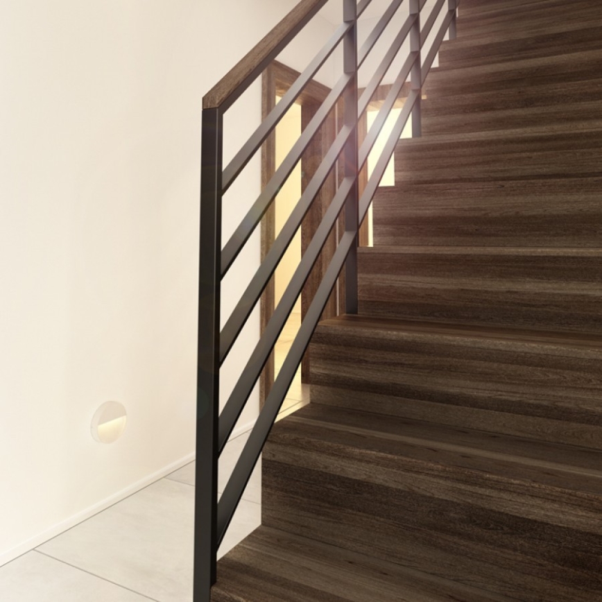 RED - Design Rendl - R12539 - Utomhus LED vägglampa  AQILA LED/6W/230V IP54