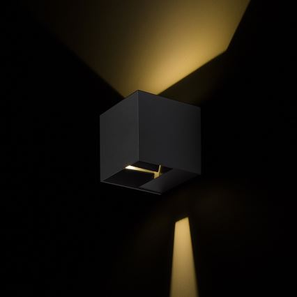 RED - Design Rendl - R12557 - Utomhus LED vägglampa  CARRE 2xLED/3W/230V IP54