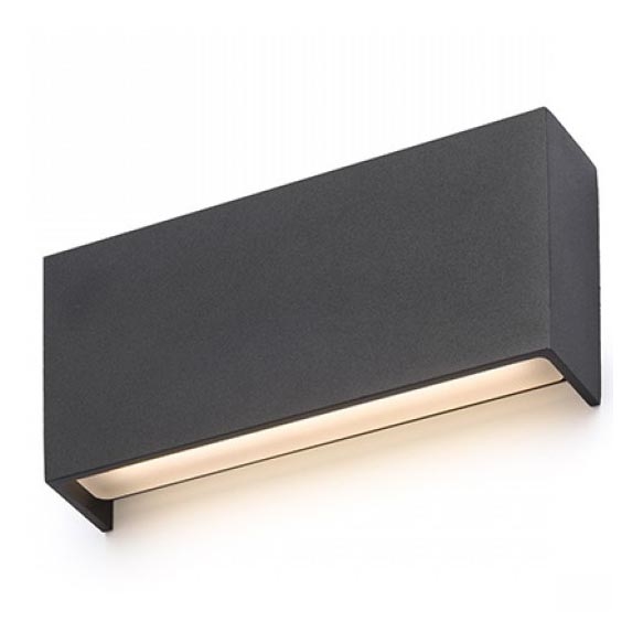 RED - Design Rendl - R12574 - Utomhus LED vägglampa  TORINO 2xLED/5W/230V IP54