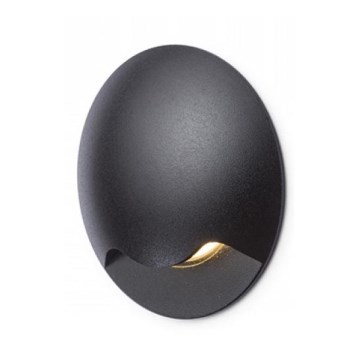 RED - Design Rendl - R12615 - LED Utomhus  vestavné lampa  KICK LED/1W/230V IP54