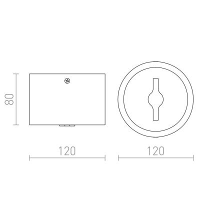 RED - Design Rendl - R12634 - LED ljusreglerad spotlight  KELLY 15W/230V svart 
