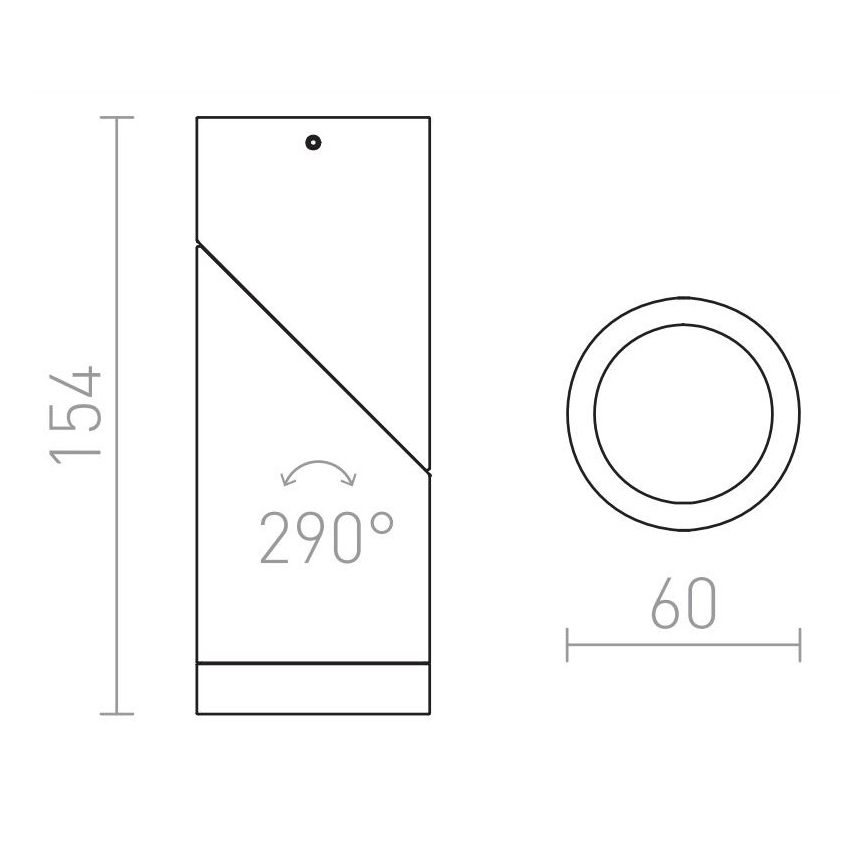 RED - Design Rendl - R12670 - Spotlight  SNAZZY 1xGU10/35W/230V vit 