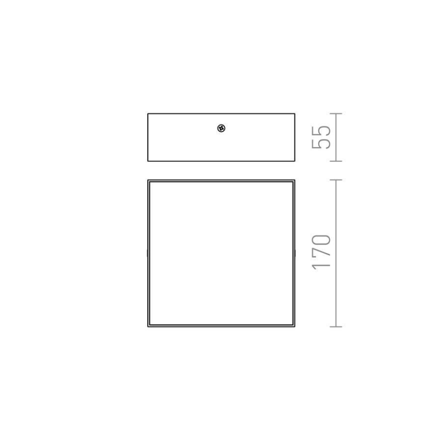 RED - Design Rendl - R12848 - LED taklampa LARISA LED/15W/230V vit 