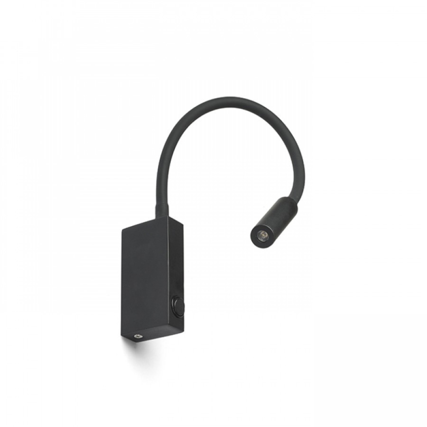 RED - Design Rendl - R12945 - LED Flexibel läslampa EKE LED/3W/230V svart