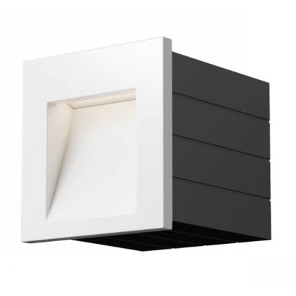 RED - Design Rendl - R12013 - LED Utomhus  vestavné lampa  TESS LED/3W/230V IP54 vit