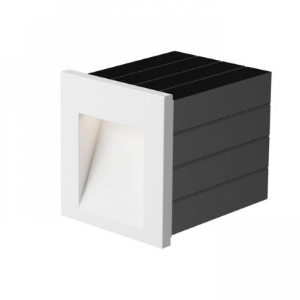 RED - Design Rendl - R12013 - LED Utomhus  vestavné lampa  TESS LED/3W/230V IP54 vit