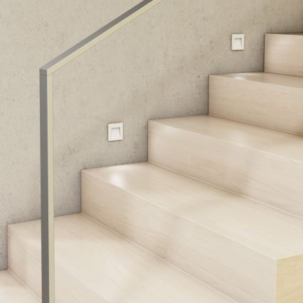 RED - Design Rendl - R12013 - LED Utomhus  vestavné lampa  TESS LED/3W/230V IP54 vit