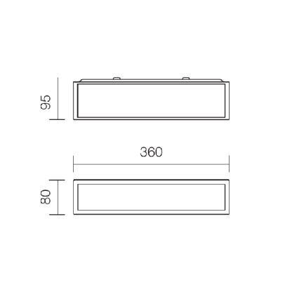 Redo 01-1234 - LED vägglampa för badrum EGO LED/12W/230V IP44 blank krom