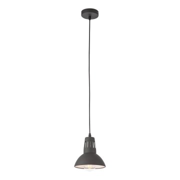 Redo 01-1279 - Pendel på kabel PEEP 1xE27/42W/230V Ø 16,5 cm svart