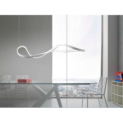 Redo 01-1531 - LED-pendel på kabel NUBO LED/43W/230V vit