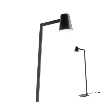 Redo 01-1557 - Golvlampa MINGO 1xE27/42W/230V svart