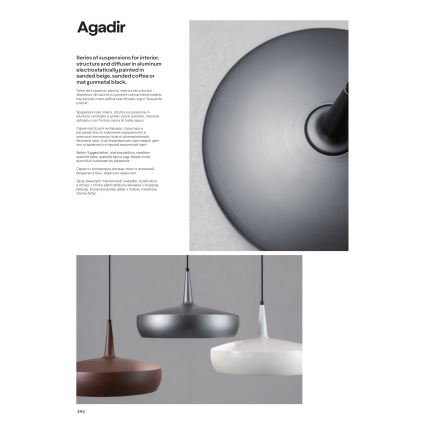 redo 01-1615 - Ljuskrona med snöre AGADIR 1xE27/42W/230V