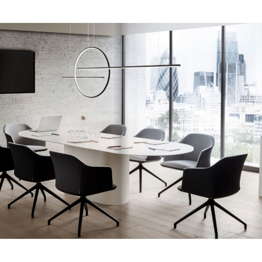 Redo 01-1737 - LED Dimbart taklampa GIOTTO LED/56W/230V svart