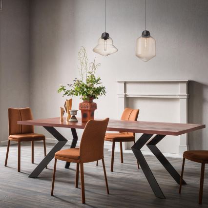 Redo 01-1770 - Hänglampa med kabel AMNO 1xE27/42W/230V Ø 33 cm beige