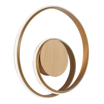 Redo 01-1790 - Dimbar LED-väggarmatur TORSION LED/27W/230V Ø 40 cm, brons