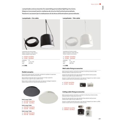 Redo 01-1826 - Ljuskrona med textilsladd DODO 3xE27/15W/230V spindel