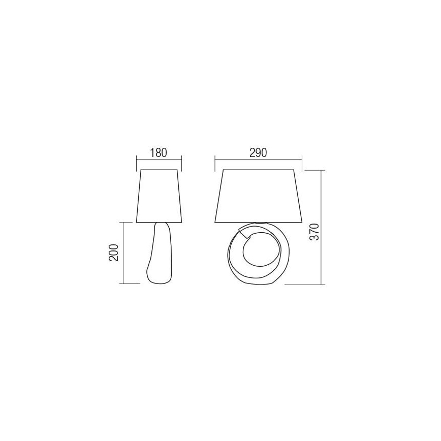 redo 01-1837 - Bordslampa LUA 1xE27/42W/230V