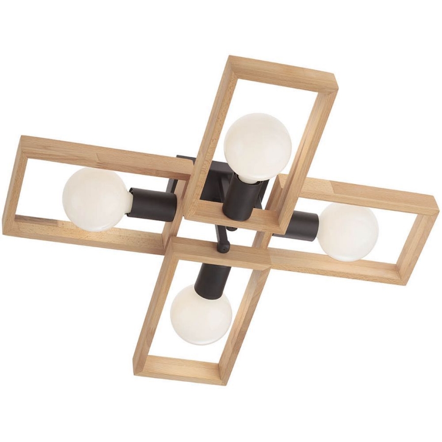 Redo 01-1969 - Taklampa TIMBER 4xE27/42W/230V bok