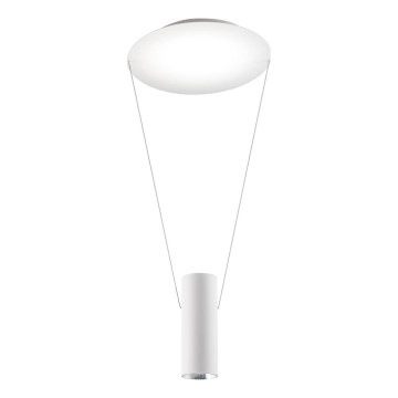 Redo 01-1970 - LED ljusreglerad ljuskrona på textilsladd ESSENCE LED/24W/230V CRI 90 3000K vit