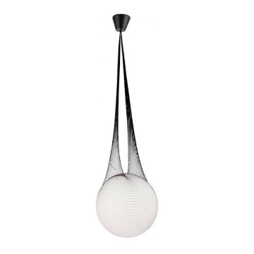 Redo 01-1973 - LED ljuskrona med textilsladd ALLURIA 1xE27/7W/230V diameter 30 cm