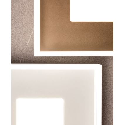 Redo 01-2000 - Dimbart takarmatur MAYA LED/55W/230V 51x51 cm guldfärgad