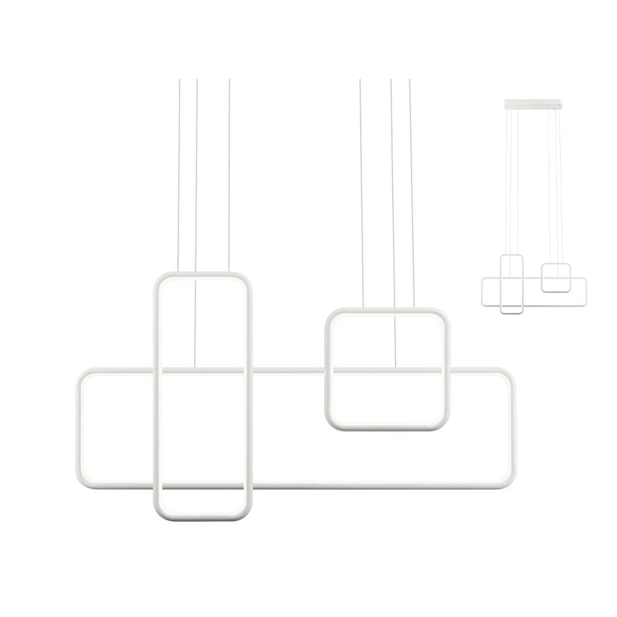 Redo 01-2099 - LED Dimbar pendellampa på vajer THAI LED/86W/230V vit